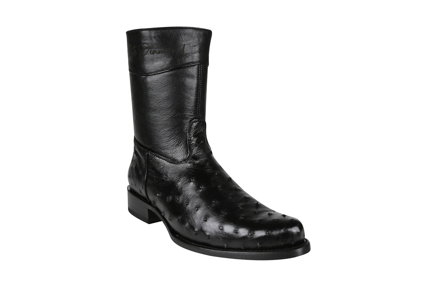 Botas de Avestruz Diamante #001