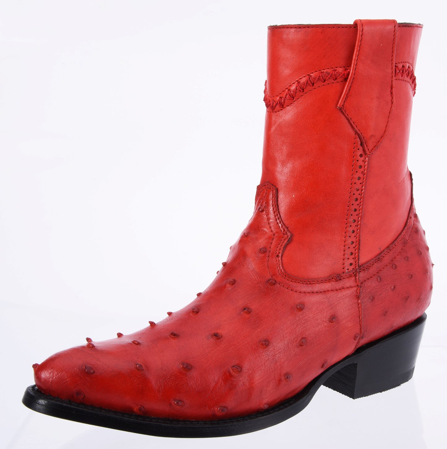 Botas de Avestruz Skinny – Botas de avestruz flacas #016
