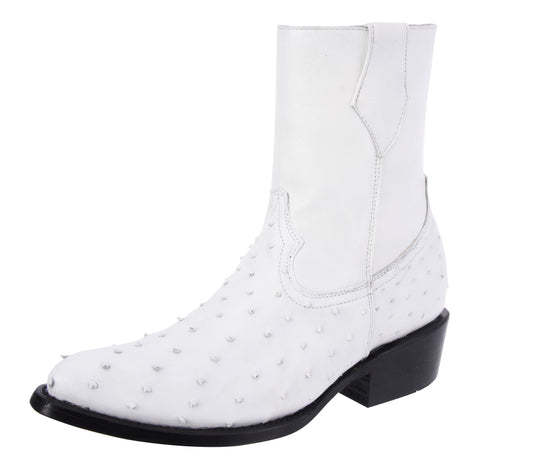 Botas de Avestruz Skinny – Skinny Ostrich Boots  #016