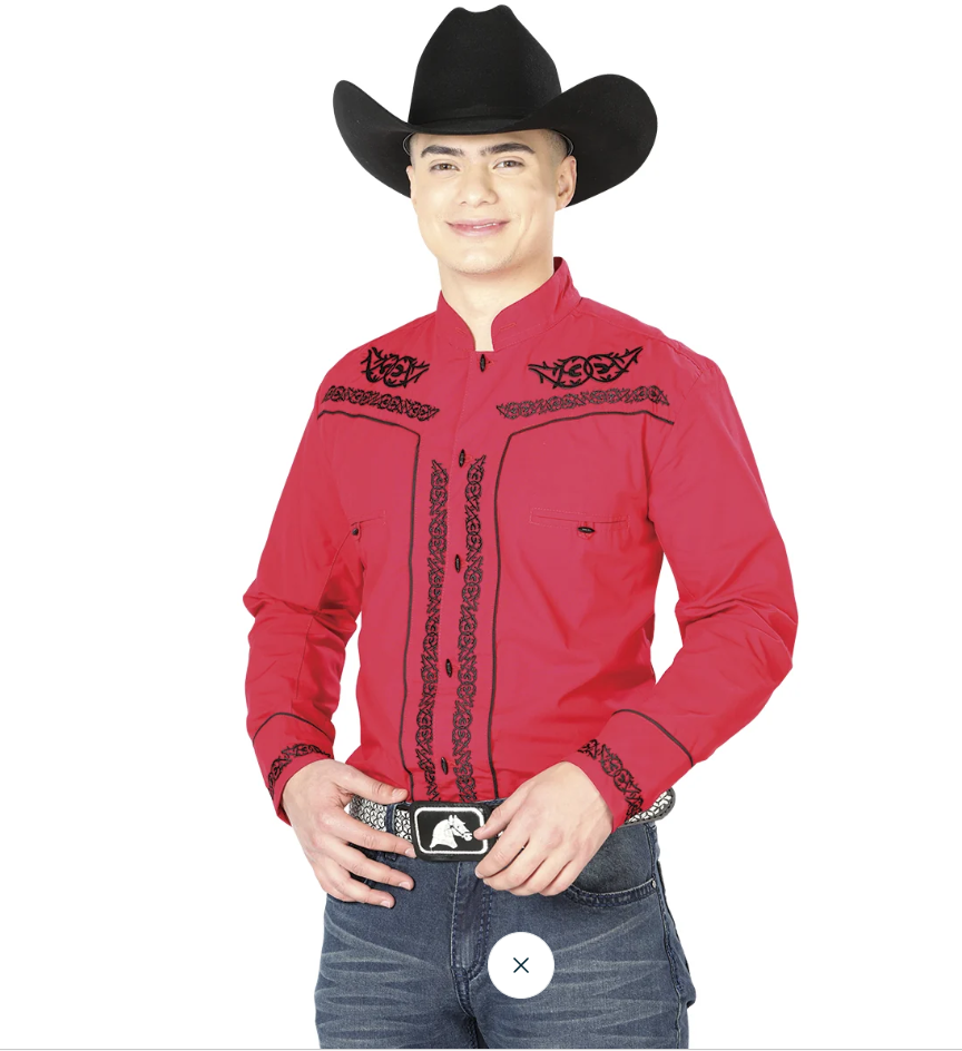 Traditional Embroidered Charro Shirt
