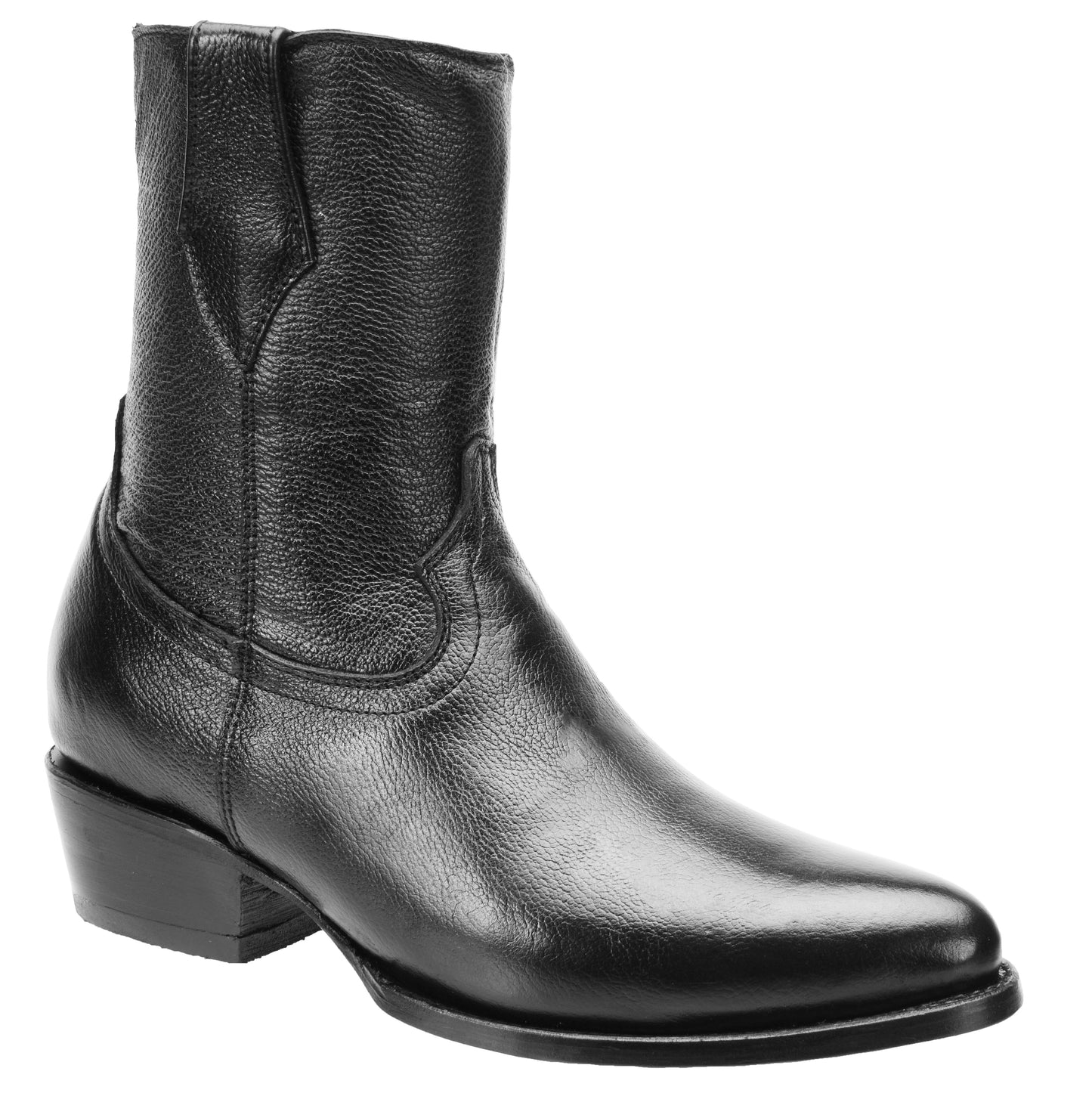 Botas de Venado Grabado – Embossed Deer Leather Boots #021