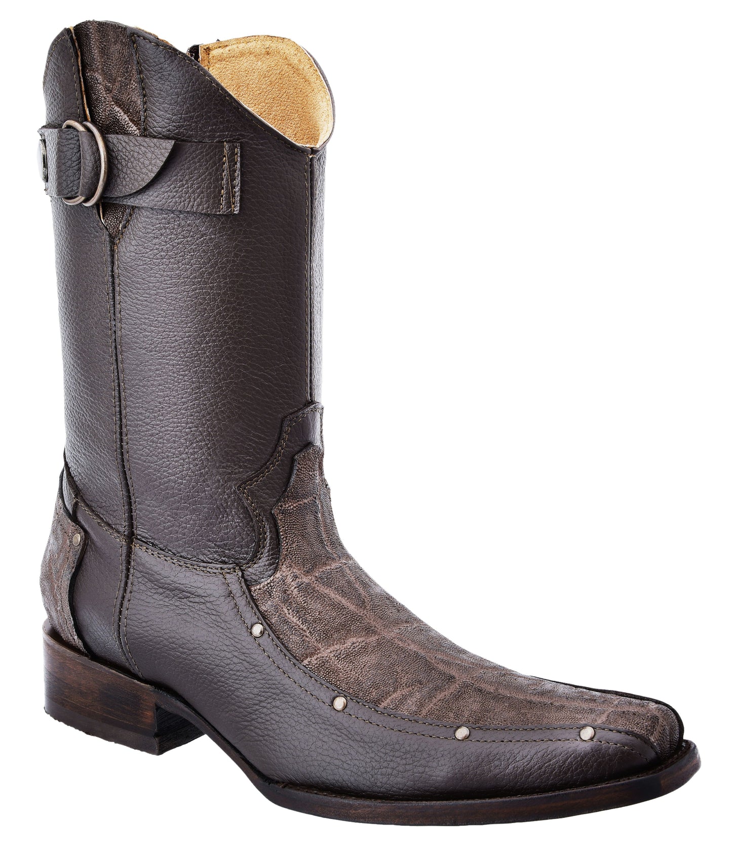 Botas de Elefante Grabado – Elephant Embossed Leather Boots #021