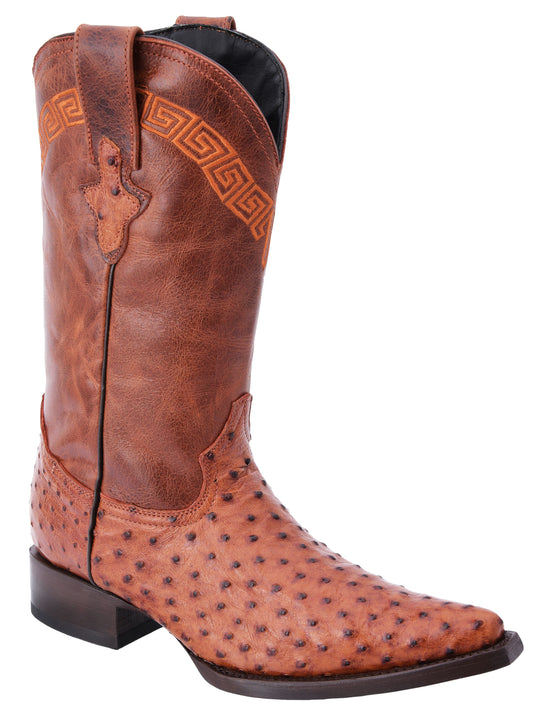 Botas de Avestruz Original 3X – 3X Ostrich Boots  #044