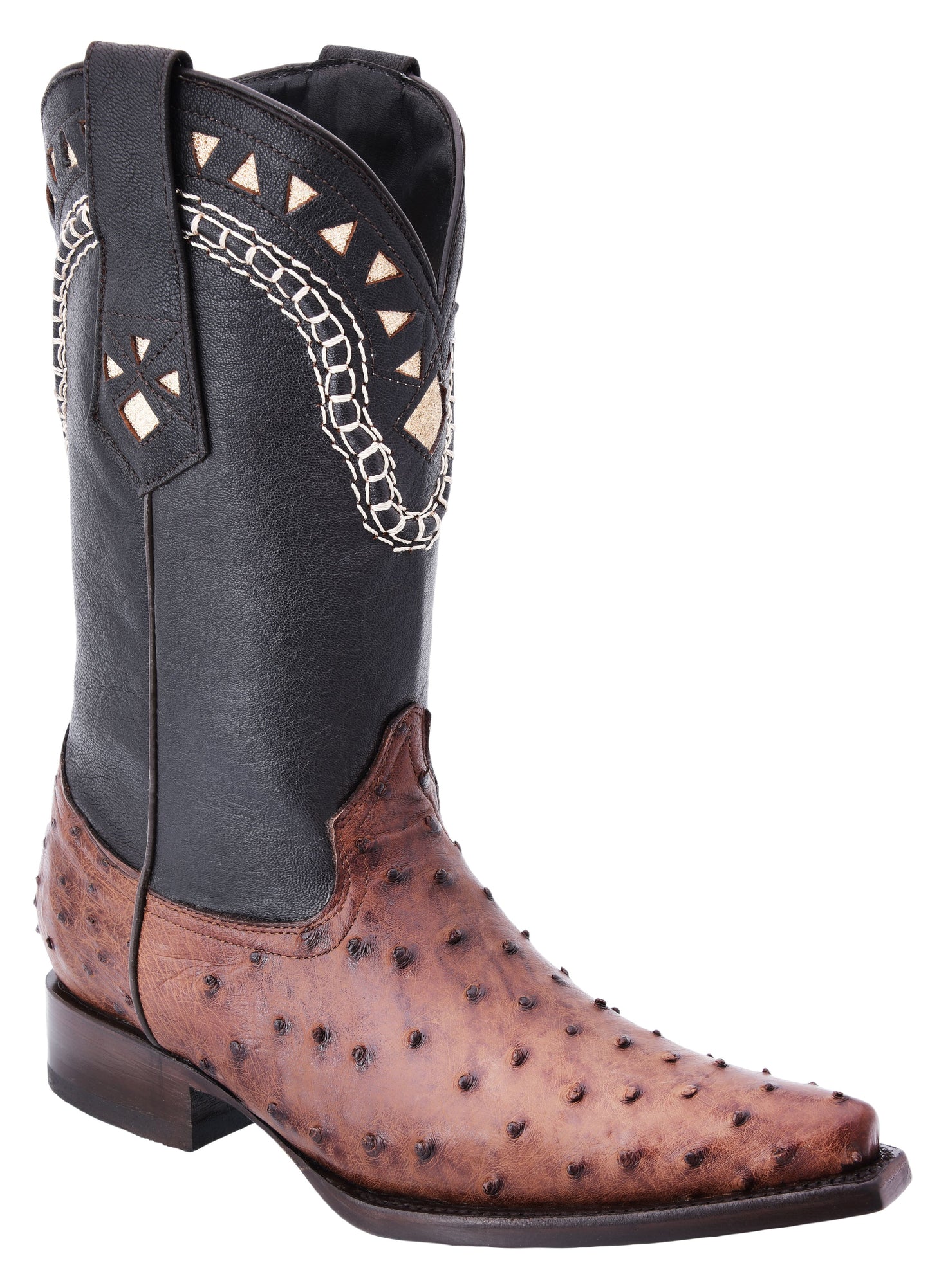 Botas de Avestruz Original 3X – 3X Ostrich Boots  #044